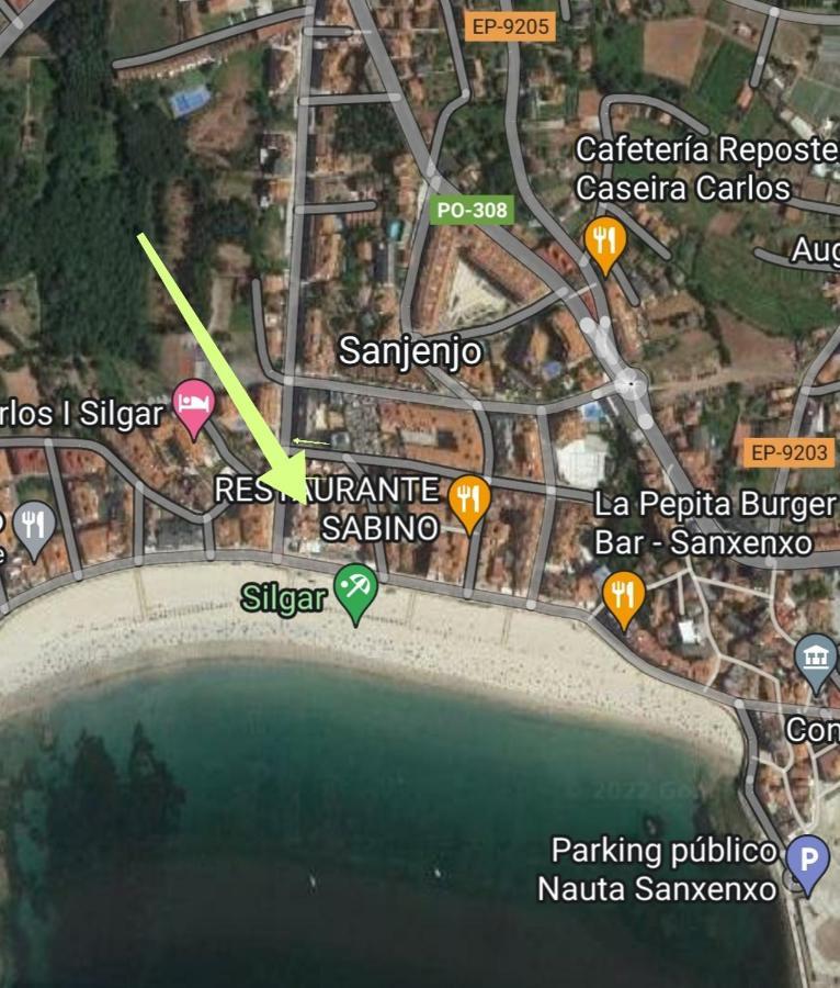 Apartamento Playa Silgar -50 M Playa Con 2 Garajes Y 3 Dormitorios Sanxenxo Ngoại thất bức ảnh